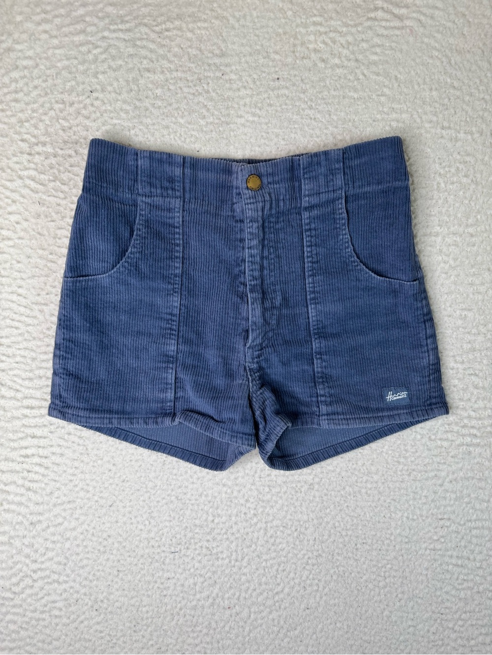 Hammies Corduroy Shorts Retro Blue Women's Size 30